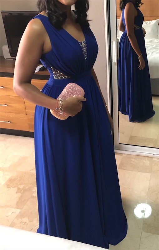 ropa para mujer - Vestido azul “ligeramente negociable” 1