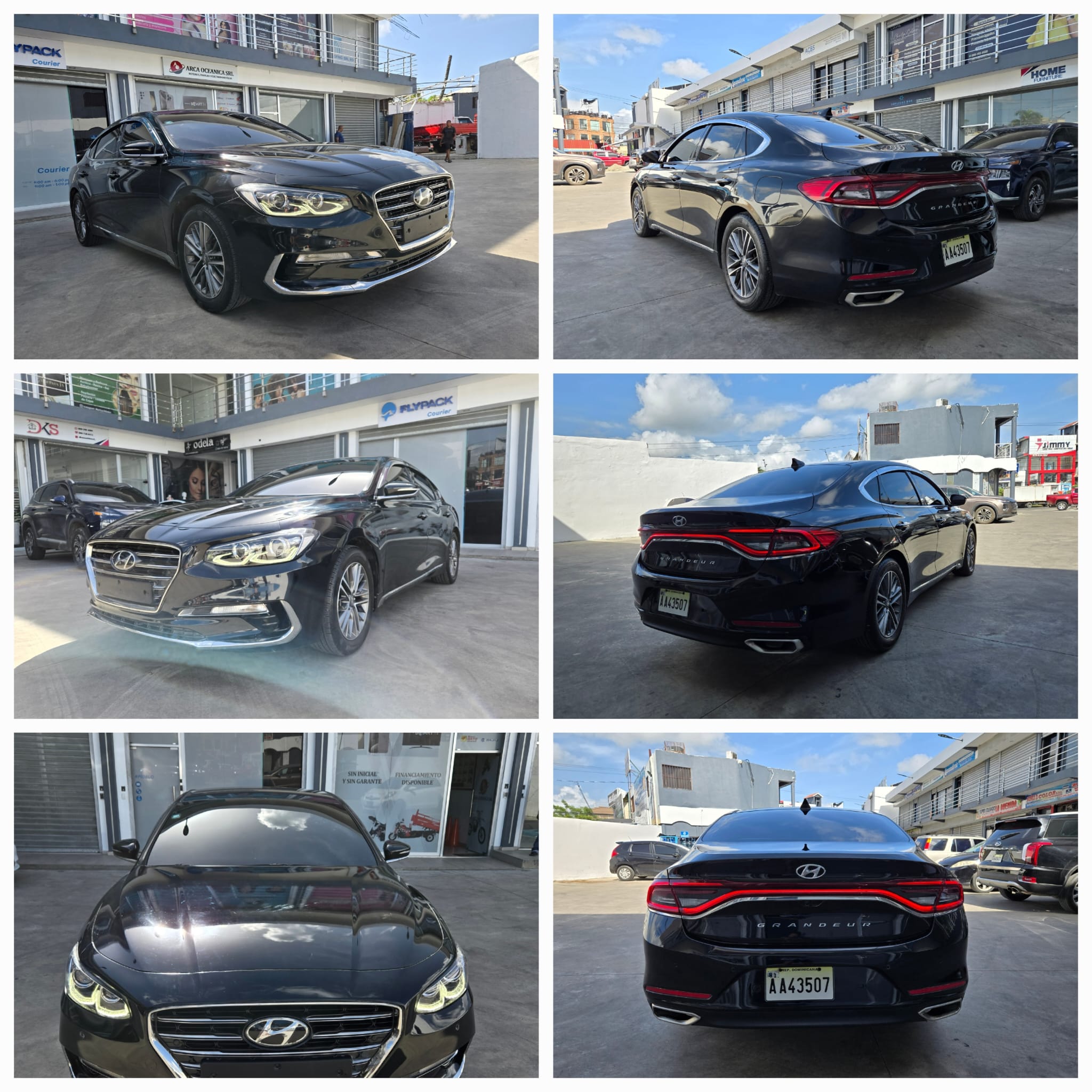 carros - HYUNDAI GRANDEUR 2018 NEGRO 9
