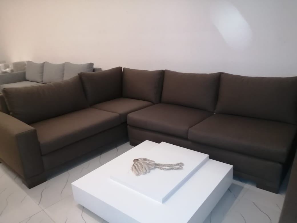 decoración y accesorios - mueble moderno diseñado en L 