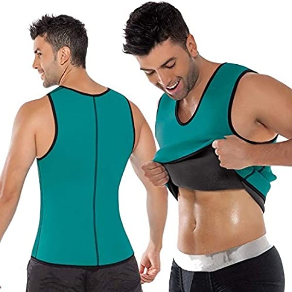 Artículos Deportivos - Chaleco Sauna Hombre Sauna Vest Zipper Compresion de Neopreno cierre 4