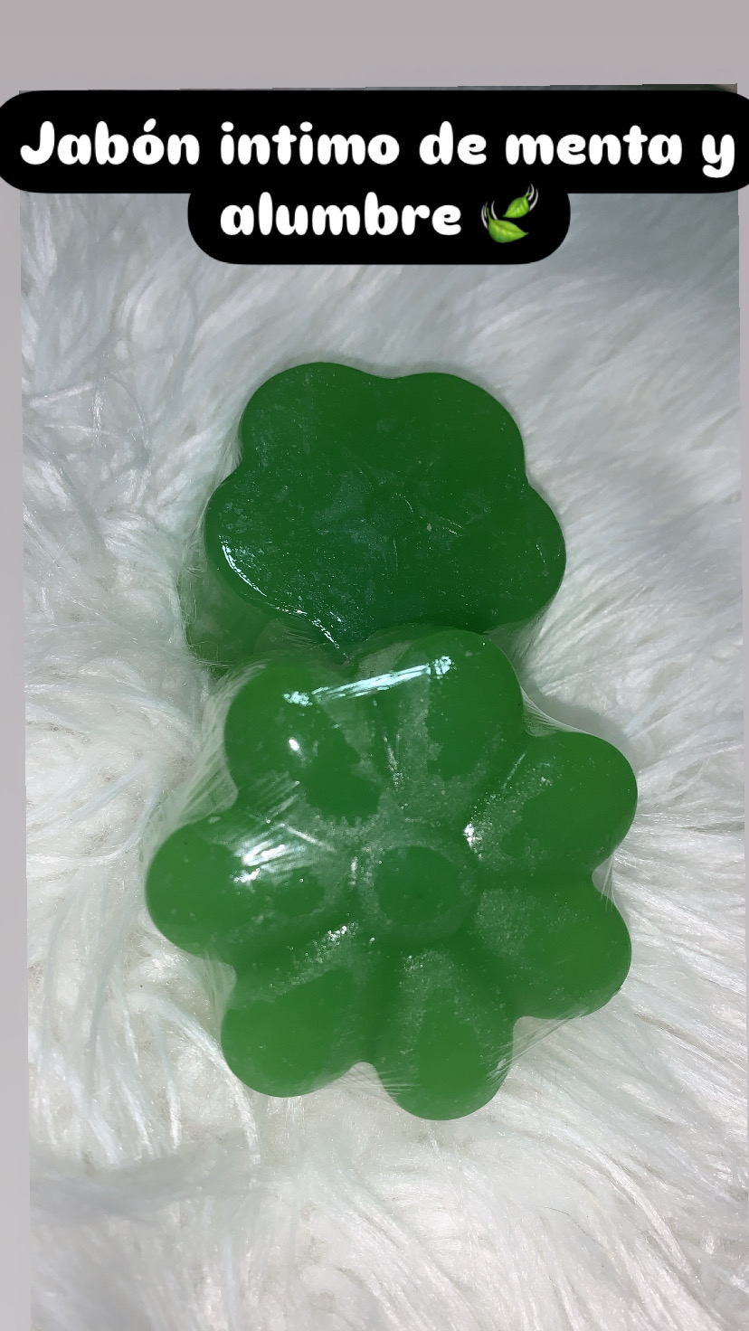 salud y belleza - jabones intimo de menta y alumbre  2
