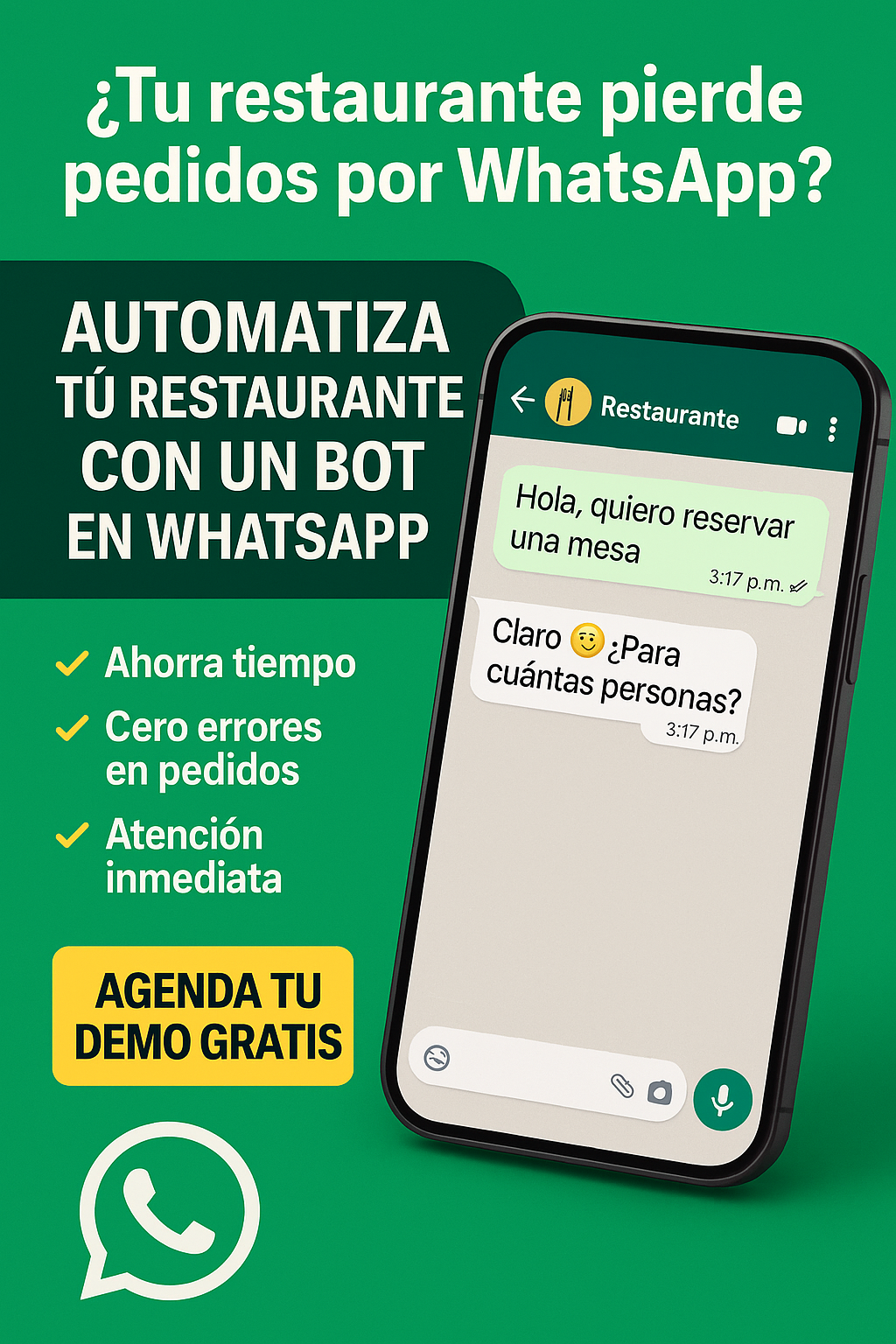 servicios profesionales - 🔴Chat bot WhatsApp responde en segundos 🔴 0