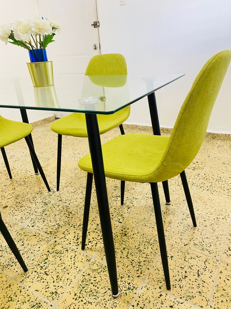 muebles y colchones - Comedor de 4 sillas 4