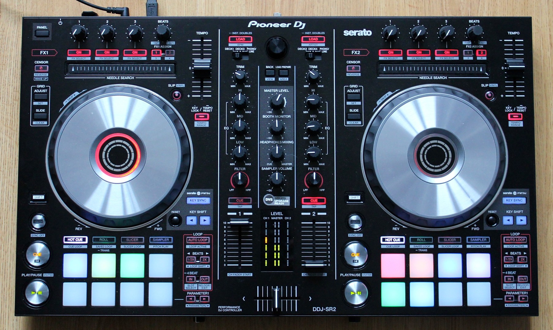 instrumentos musicales - Platos Controladora DJ Mixer Galaxappl Consola ultra cargsmart jordaledatopdrons 7