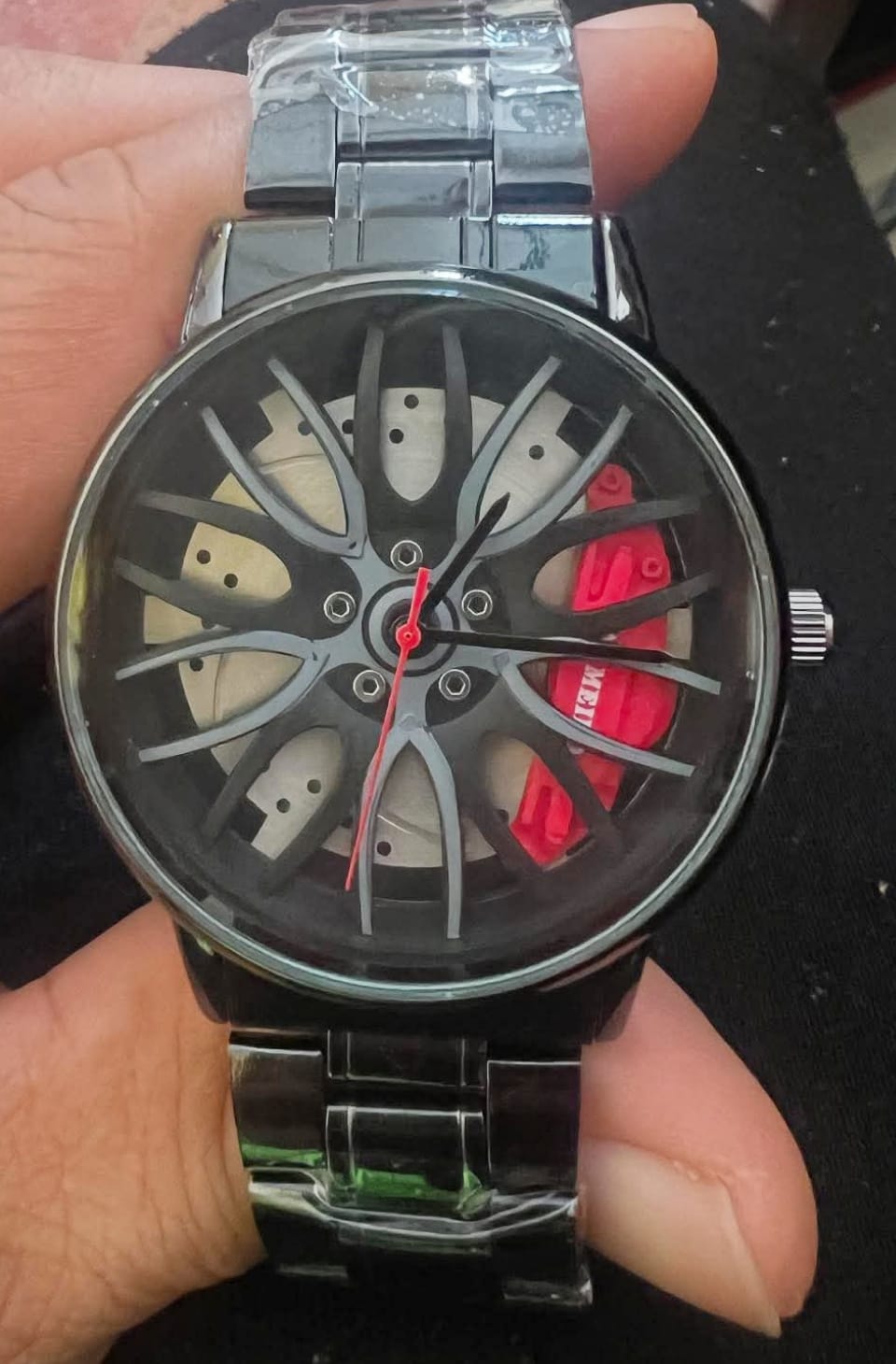 joyas, relojes y accesorios - Reloj Racing  Diseño 3D con aro y disco de freno. 0