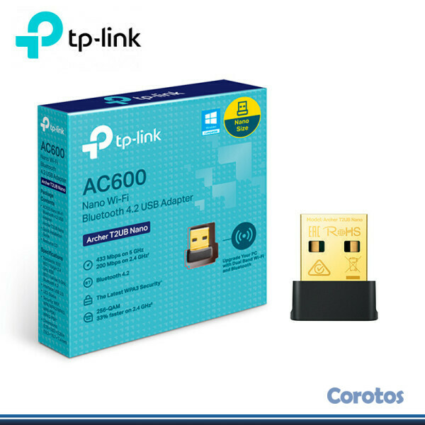 computadoras y laptops - ADAPTADOR DE RED USB WI-FI  Y Bluetooth 4.2  