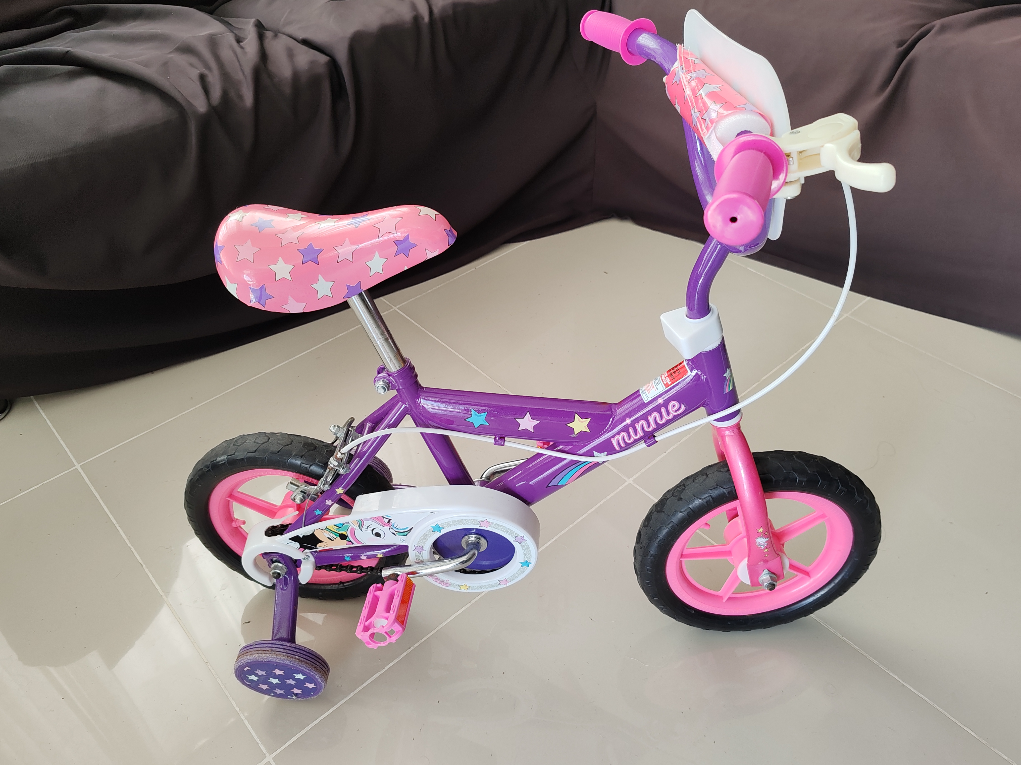 bicicletas y accesorios - Bicicleta  12 para niñas, diseño de Mimie Disney. Poco uso.  1