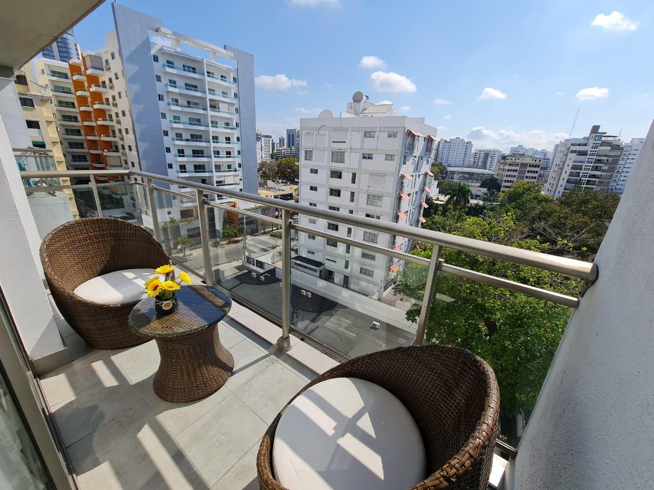 apartamentos - Apartamento en alquiler o venta en Naco, amueblado, con piscina. 9
