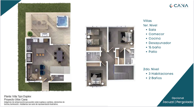 casas vacacionales y villas - Venta de villas en punta cana zona turística fecha de entrega 36meses 4