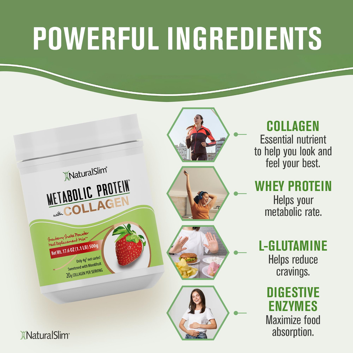 Salud y Equipamiento Médico - Proteina De Colageno Hidrolizado En Polvo Naturalslim 1
