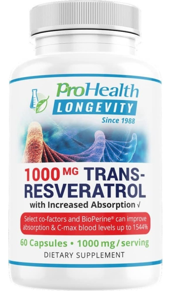 Salud y Equipamiento Médico - Prohealth 1000mg Resveratrol - Uni - Unidad A $4615 0