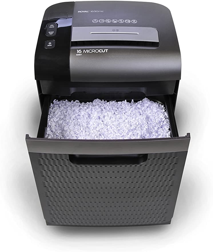 impresoras y scanners - TRITURADORA DE PAPEL ROYAL 16 HOJAS a la vez , 1630MC, 30 MINUTOS DE USO CONTINU 1