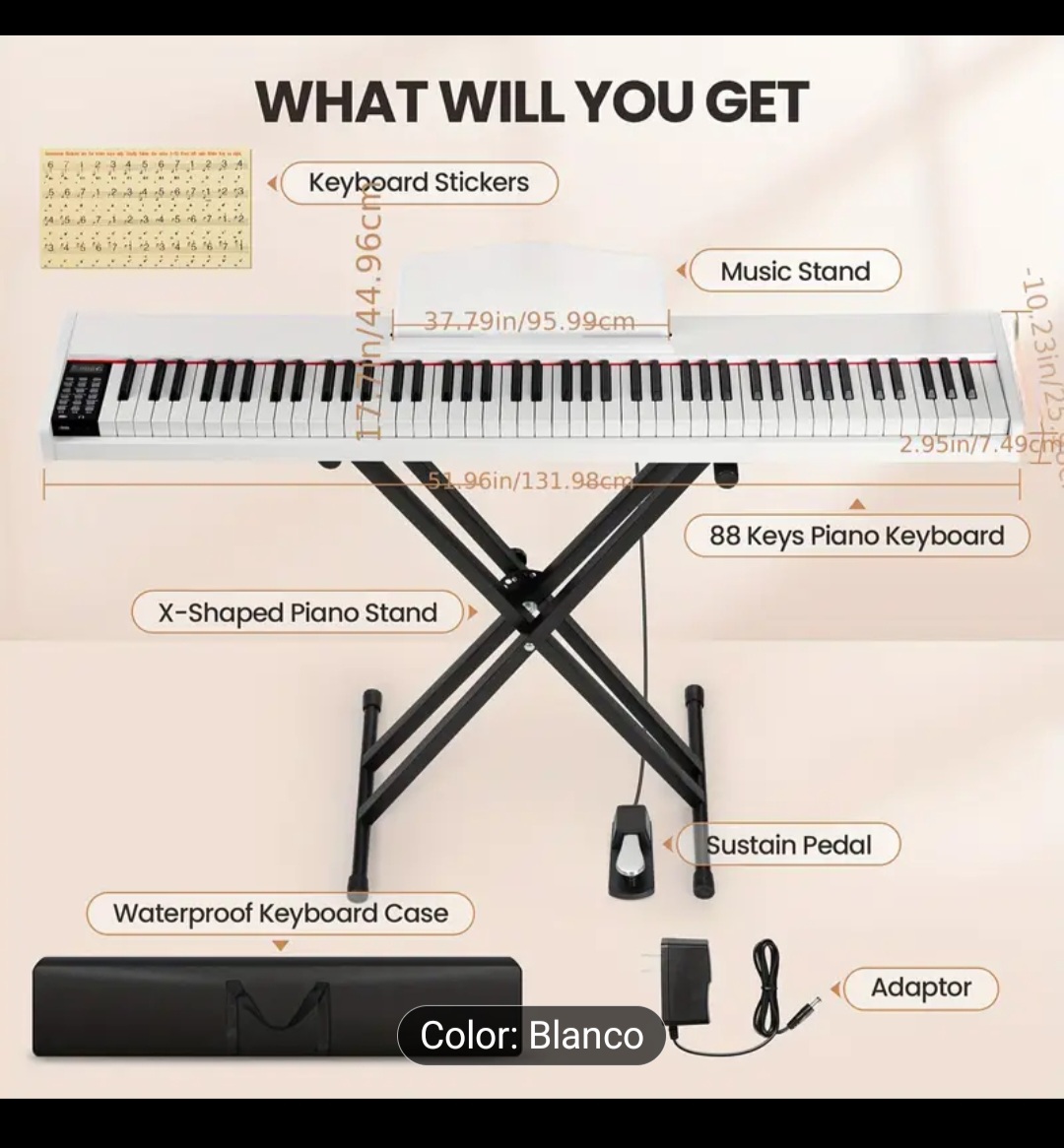 instrumentos musicales - Vendo piano 🎹 88 teclas 7