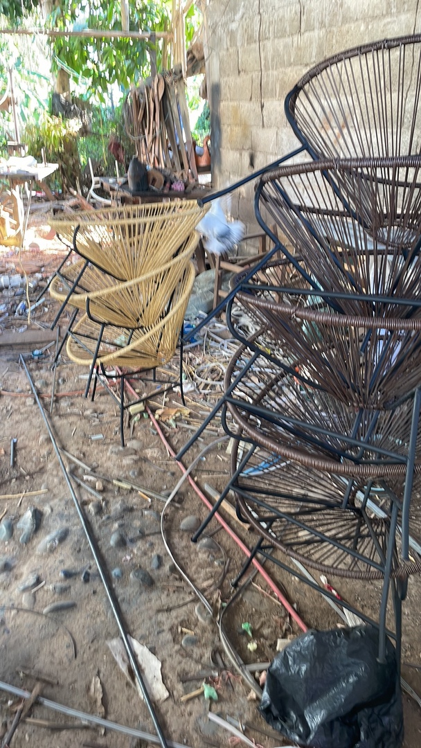 muebles y colchones - Silla Acapulco en mimbre al mejor precio  4