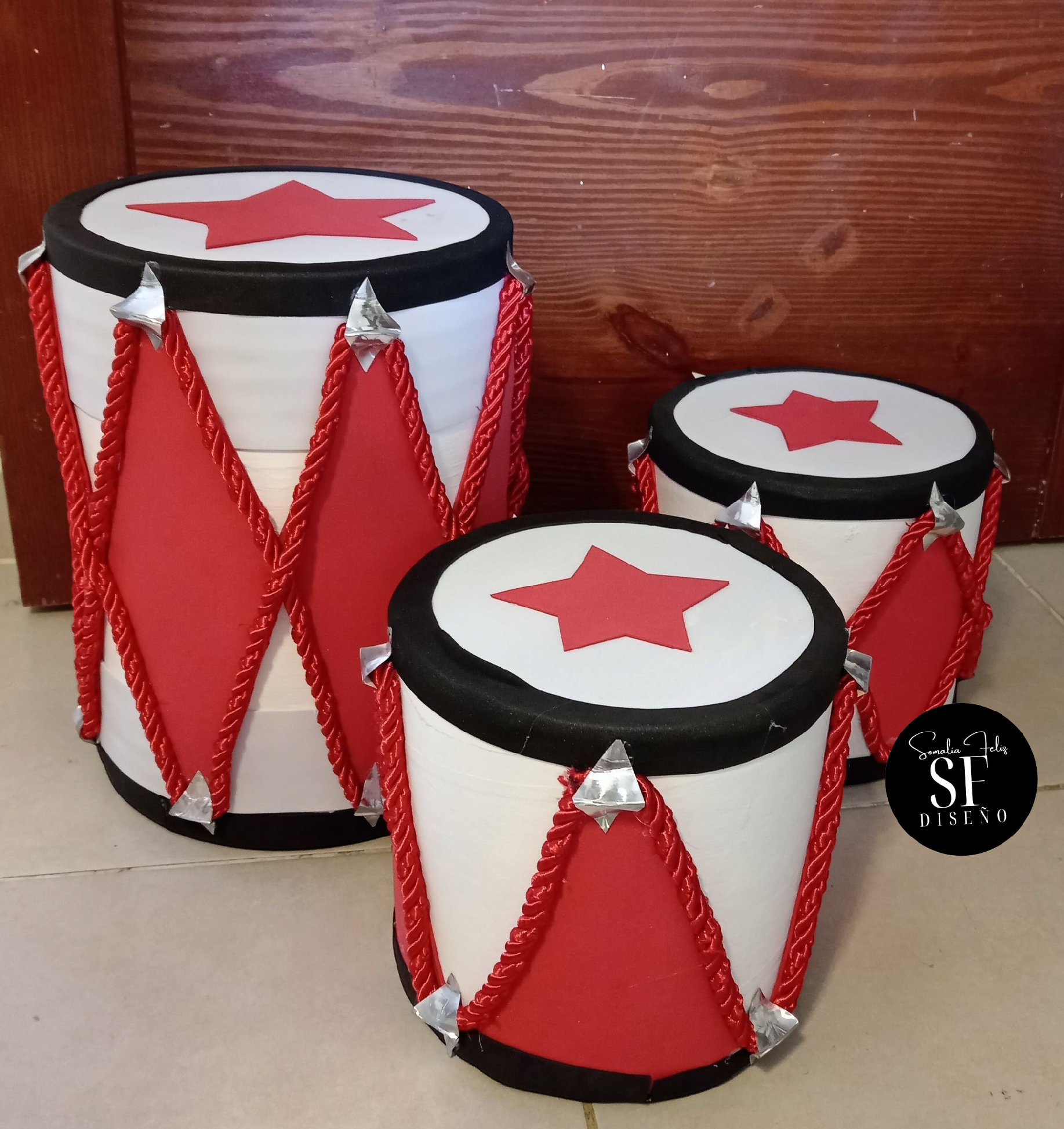 decoración y accesorios - Cascanueces y tambores en precio de pre-venta navideña 2025, aprovecha.  8