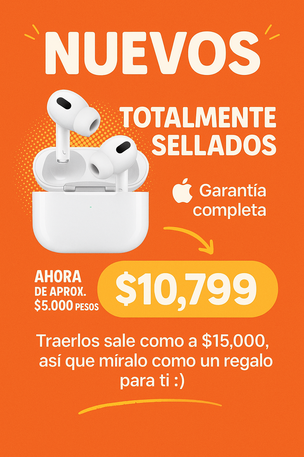 accesorios para electronica - AirPods 4 con cancelación activa - NUEVOS