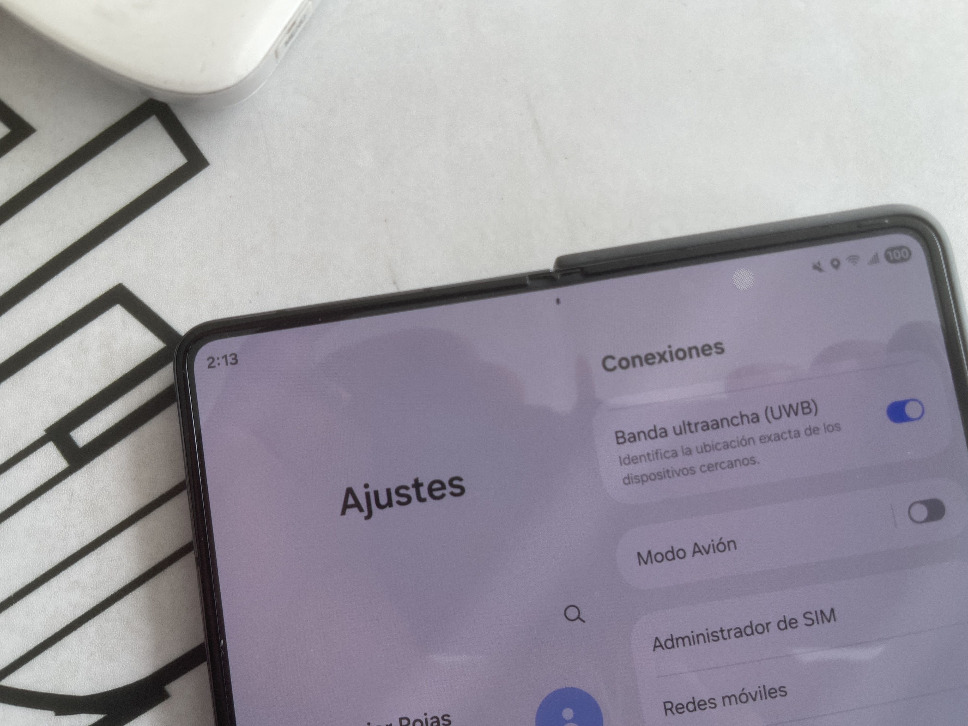 celulares y tabletas - Vendo Samsung Galaxy Fold 5, 256gb desbloqueado con cable usb. Un detalle. 8