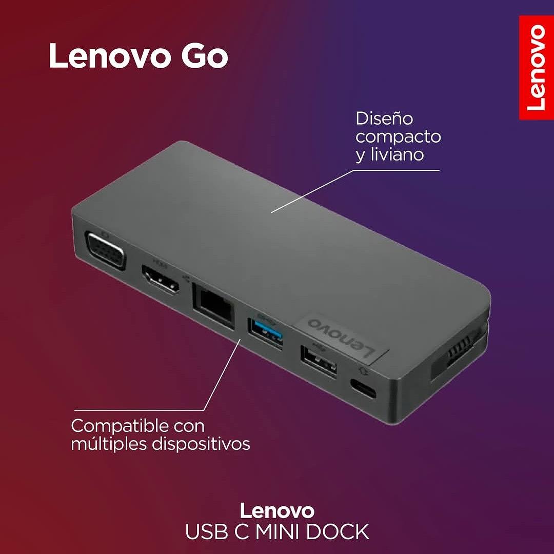 computadoras y laptops - 📌 Lenovo Powered USB-C Travel Hub – Hub USB-C Multipuerto 💻⚡ neg.

 1