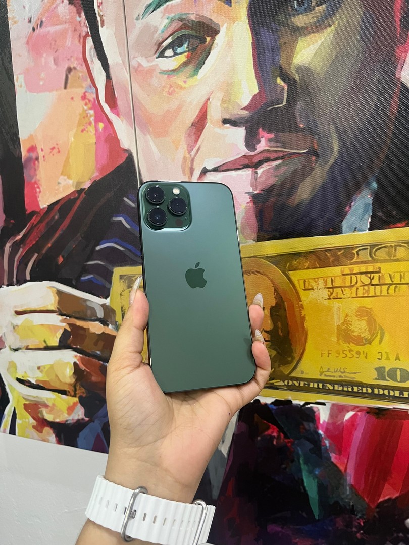 celulares y tabletas - IPHONE 13 PRO MAX 512GB ALPINE GREEN FACTORY UNLOCKED  0