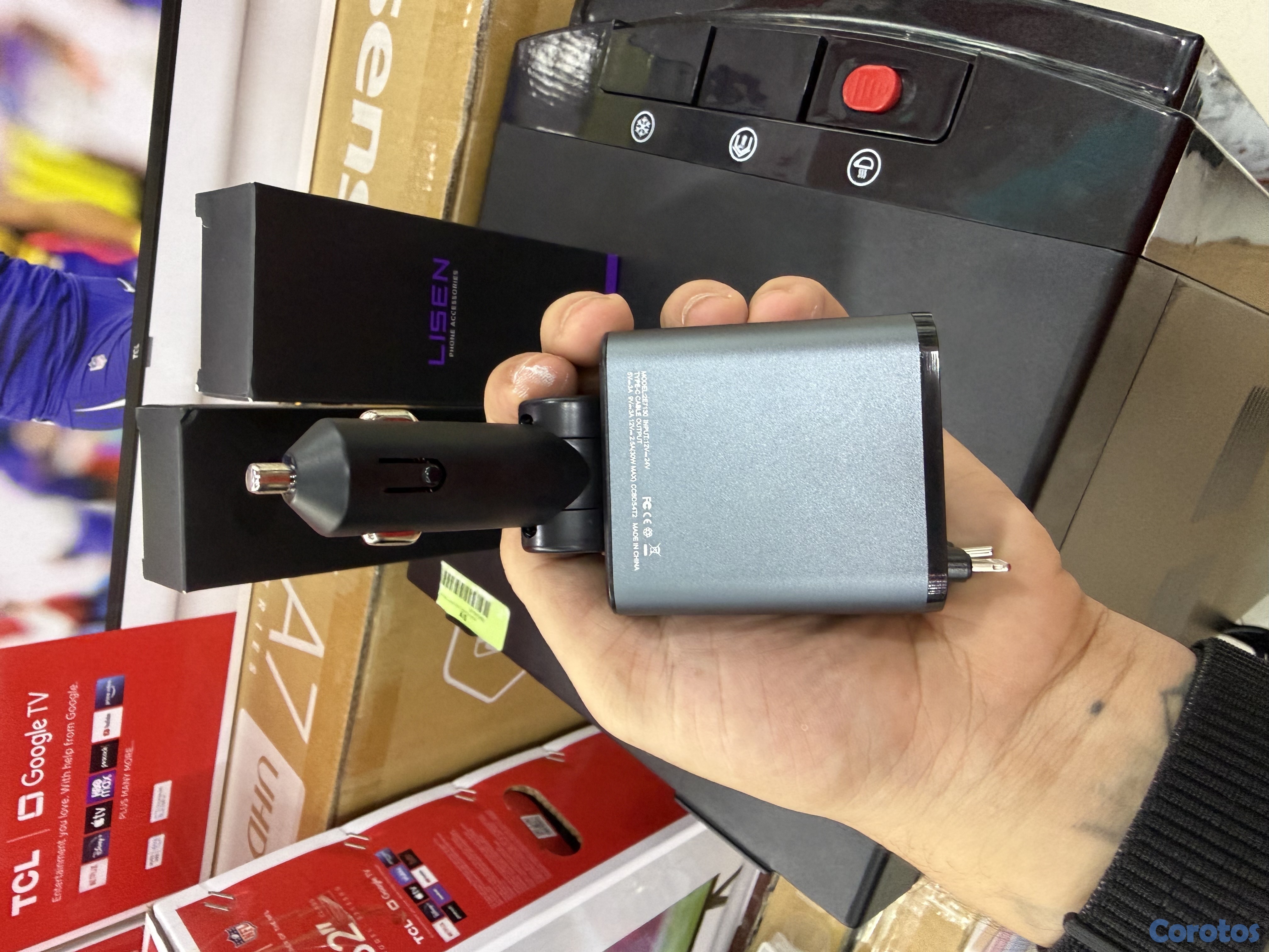 accesorios para electronica - Cargadores de Celulares LIsen de Autos 3