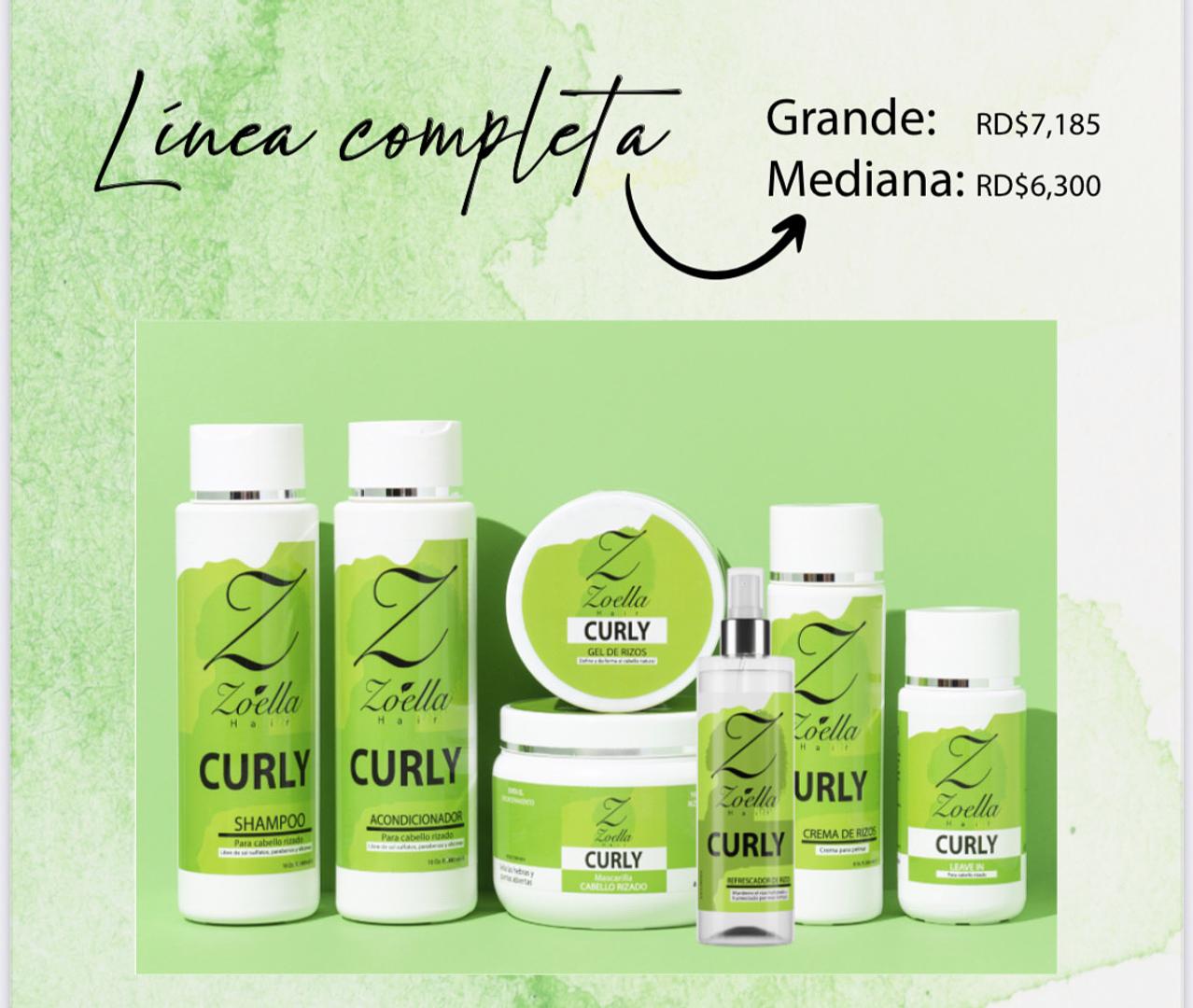 salud y belleza - línea curly completa para cabello rizado 
