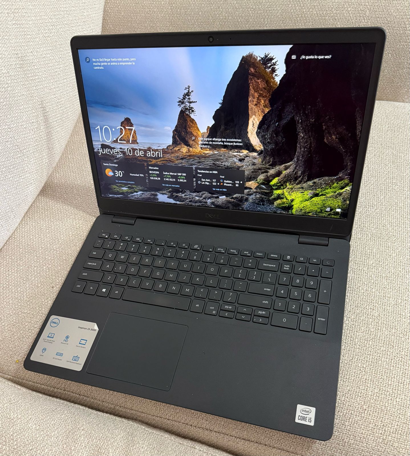 computadoras y laptops - Laptop Dell 3501 CORE I5-10ma gen 256gb/8gb ram 2