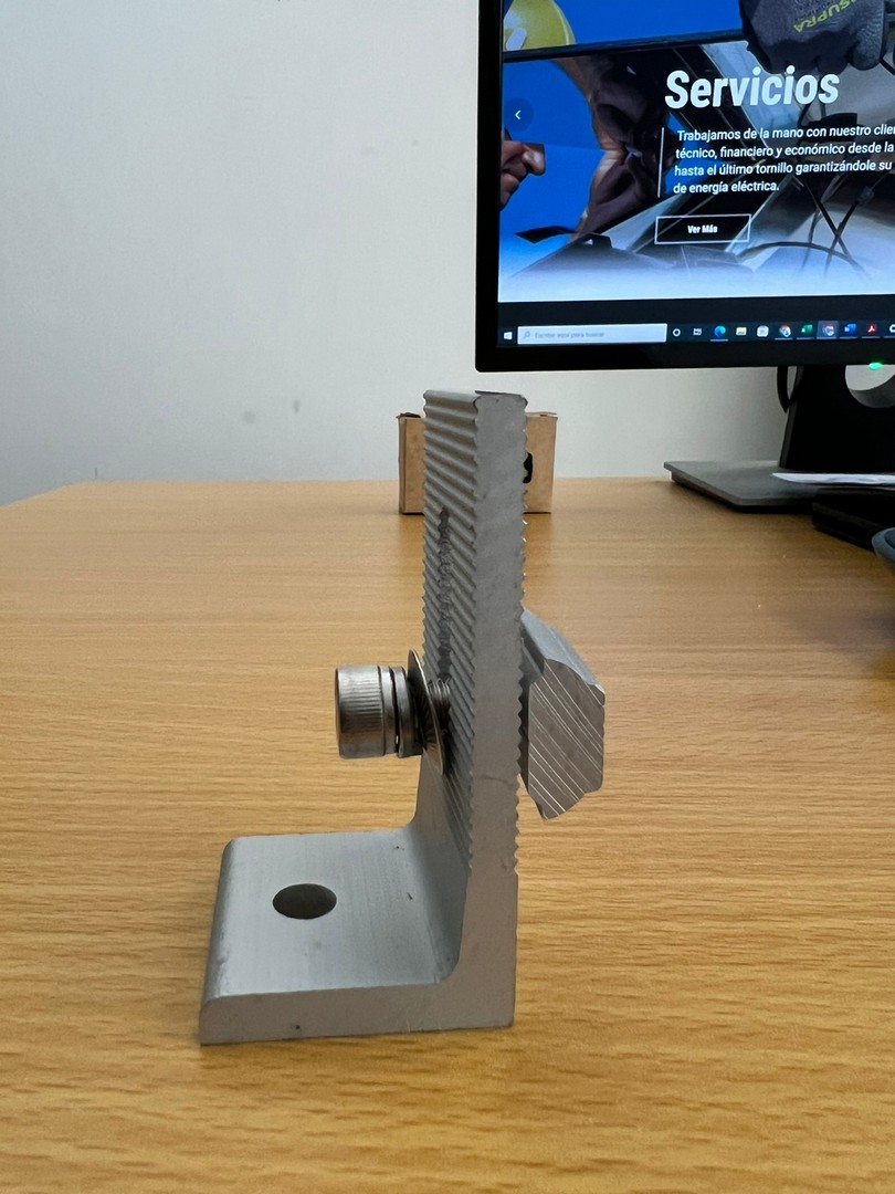 herramientas, jardines y exterior - Estructura Para Paneles En Aluminio O Hierro Inoxidable 1