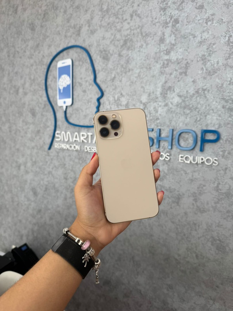 celulares y tabletas - Iphone 13 pro max 128gb dorado factory clean (somos tienda)