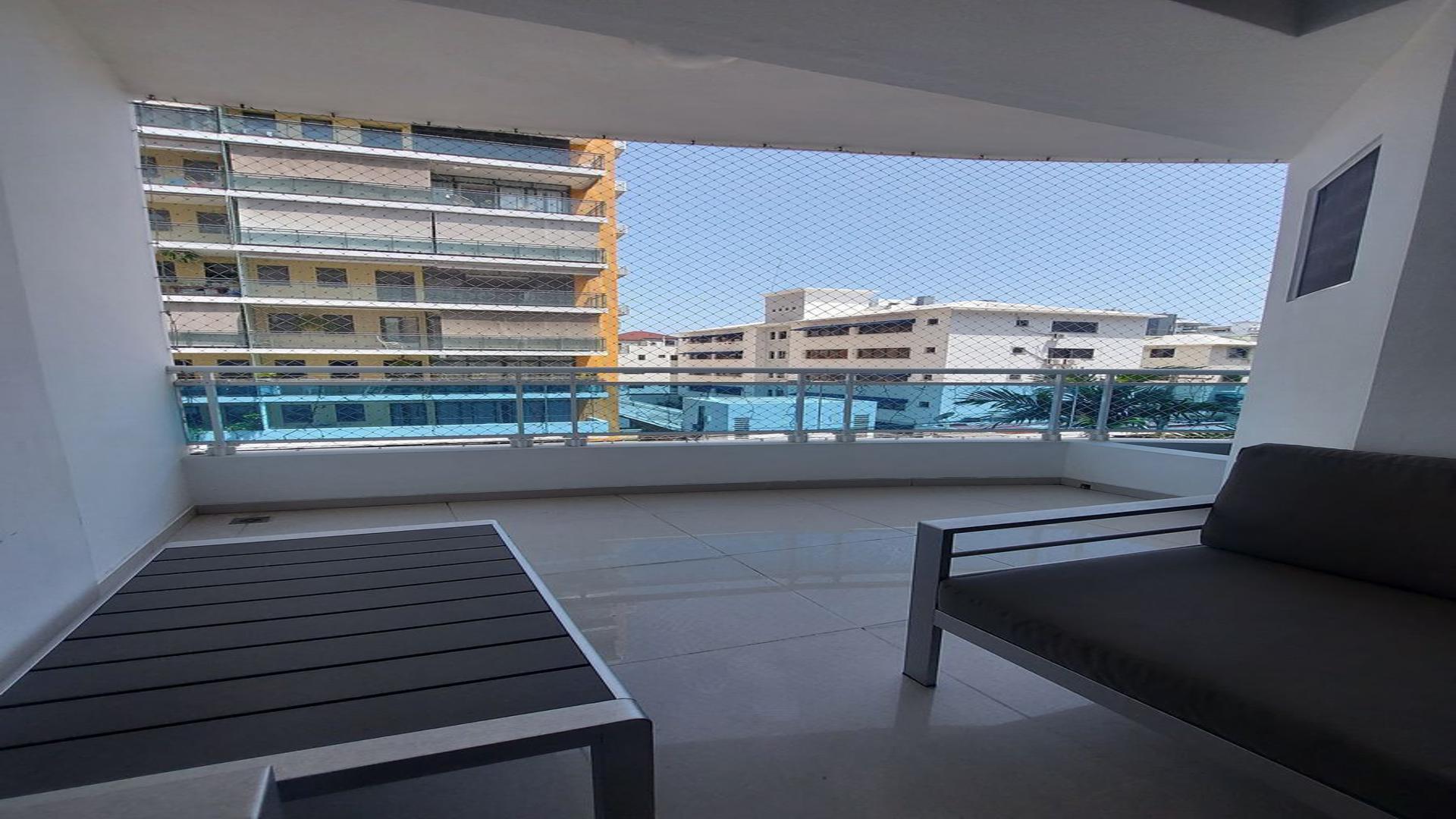 apartamentos - Apartamento de 2 Habitaciones en Evaristo Morales amueblado 2