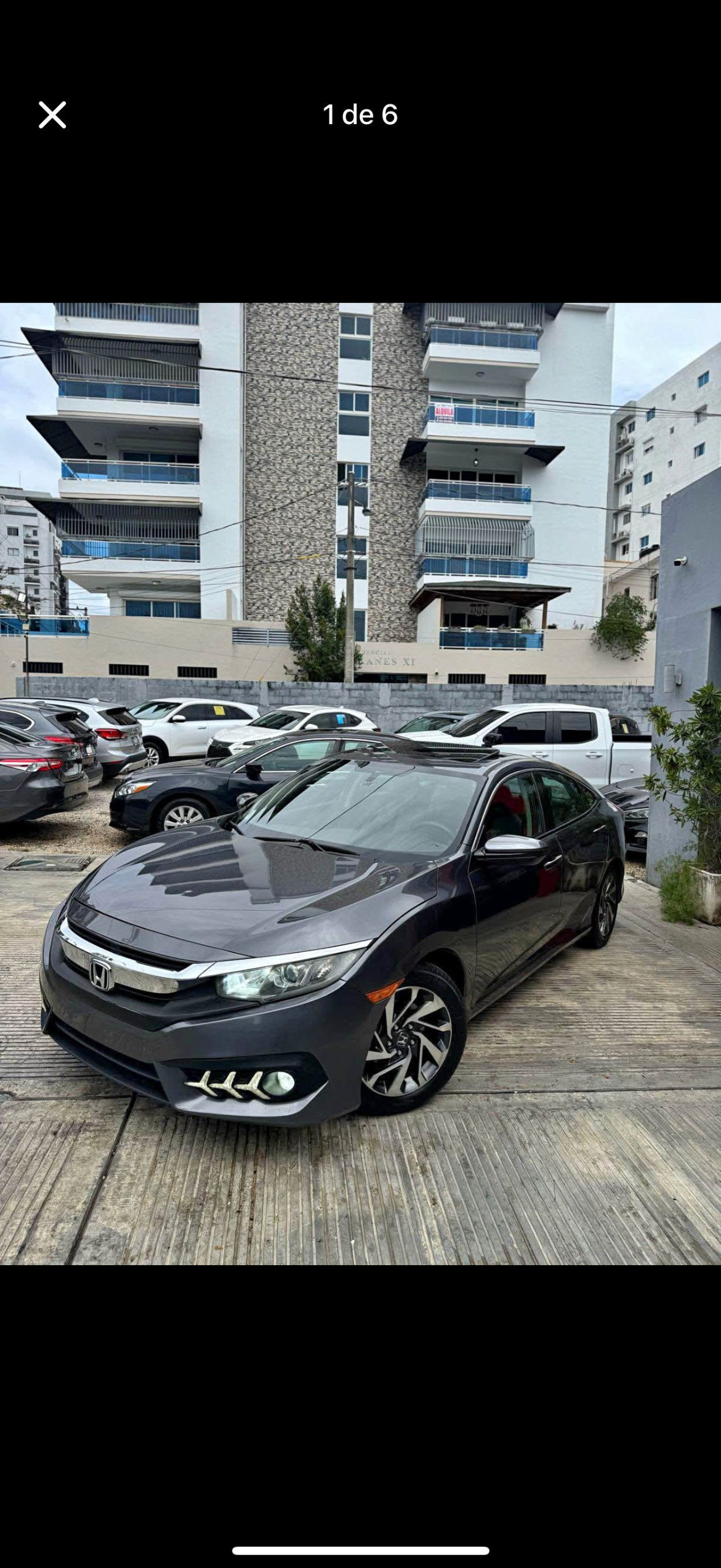 carros - HONDA CIVIC EX 2016, Gris oscuro, en excelentes condiciones.
 4