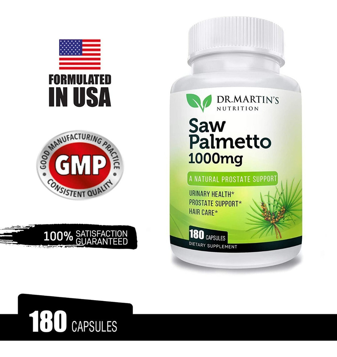 Salud y Equipamiento Médico - Palmetto De Super Fuerza Prostata Miccion 180 Capsulas 5