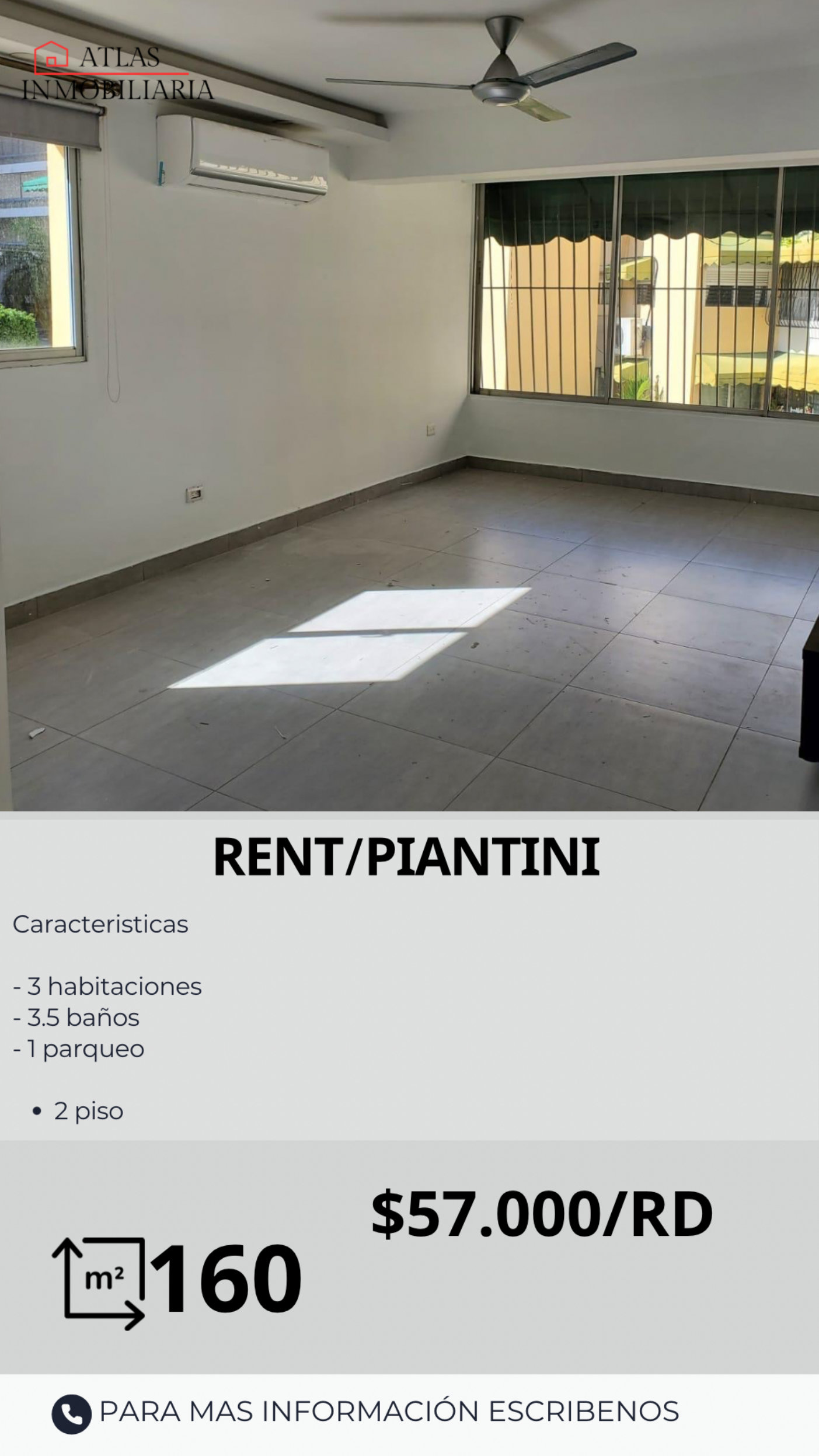 apartamentos - hermoso apartamento en alquiler en sector exclusivo Piantini. 0