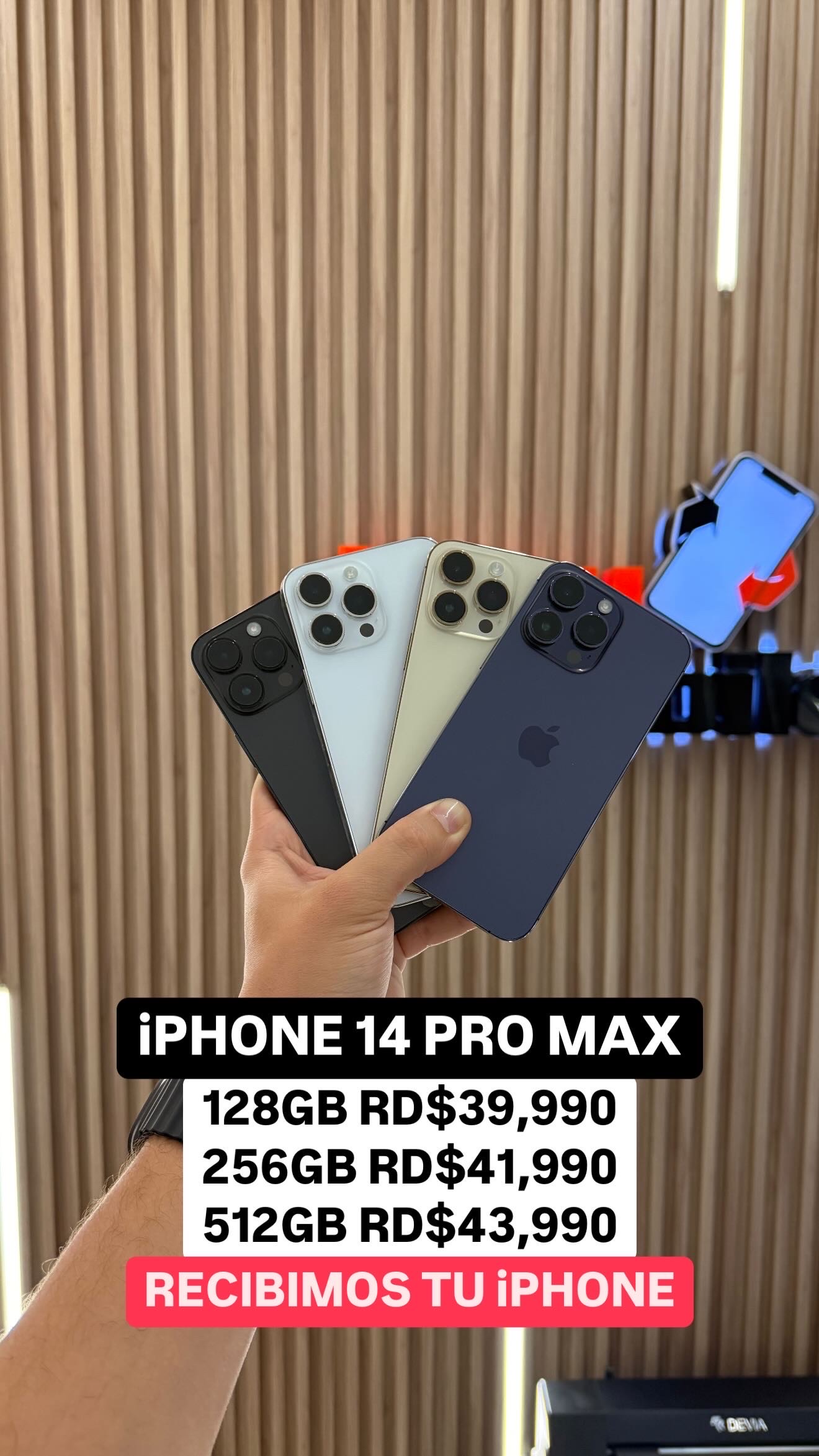 celulares y tabletas - iPHONE 14 PRO MAX 128GB/256GB/512GB 