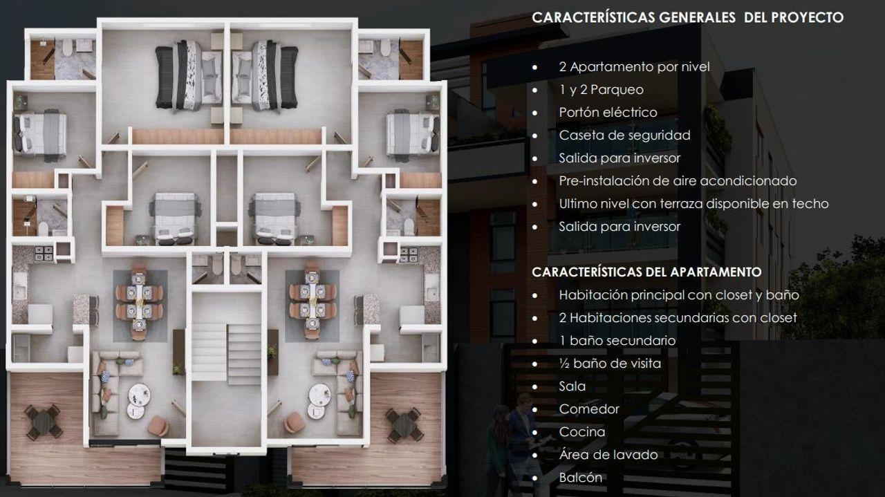apartamentos - Hermoso Apartamento en excelente ubicación, Santo Domingo Norte 9