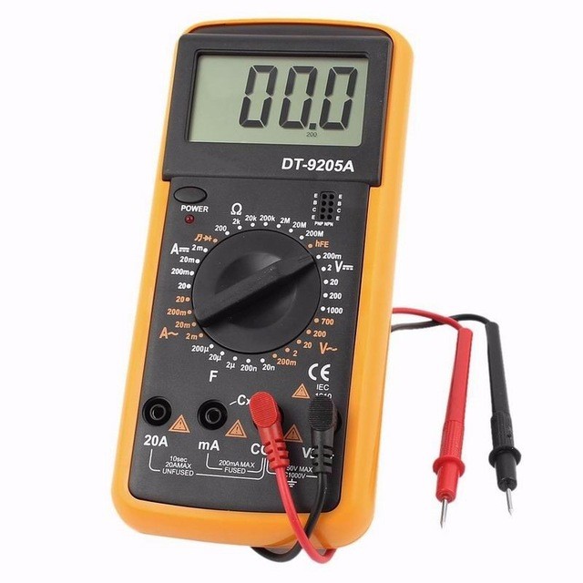 otros electronicos - Tester Multimetro Digital Medidor Electrico Amperimetro Probador de Corriente 3