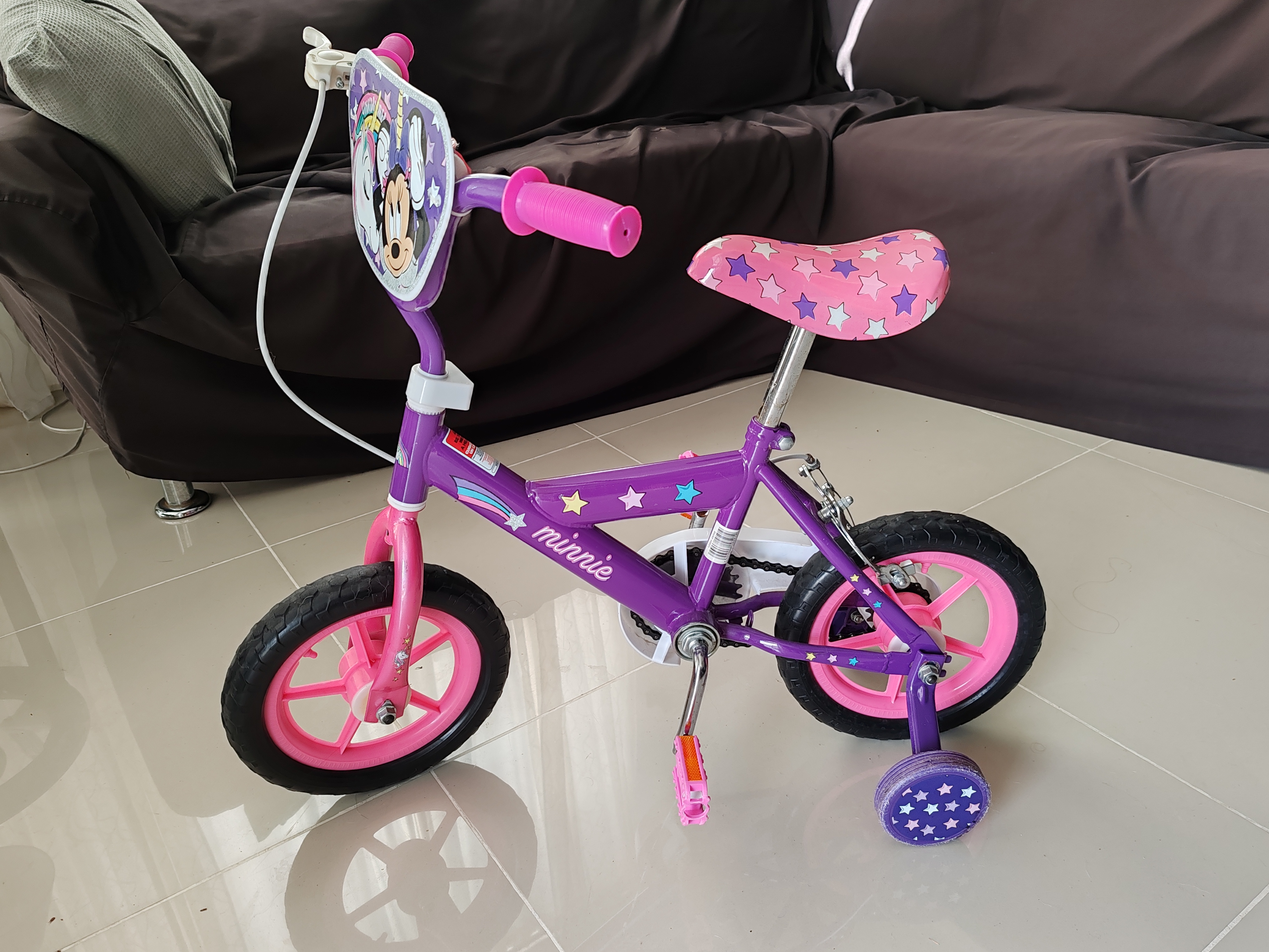 bicicletas y accesorios - Bicicleta  12 para niñas, diseño de Mimie Disney. Poco uso.  3