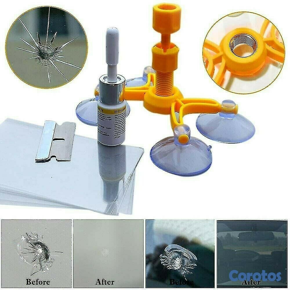 accesorios para electronica - Kit de reparacion de cristal vidrio parabrisas 5