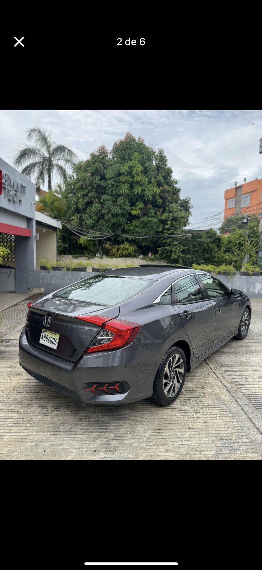 carros - HONDA CIVIC EX 2016, Gris oscuro, en excelentes condiciones.
 5
