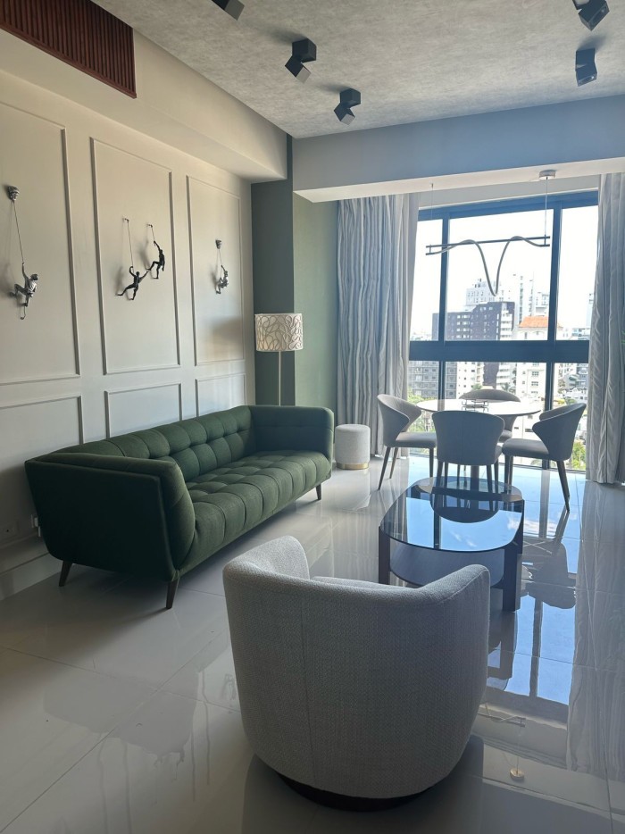 apartamentos - Apto  Piso Alto  , Amueblado ,Ensanche Paraiso