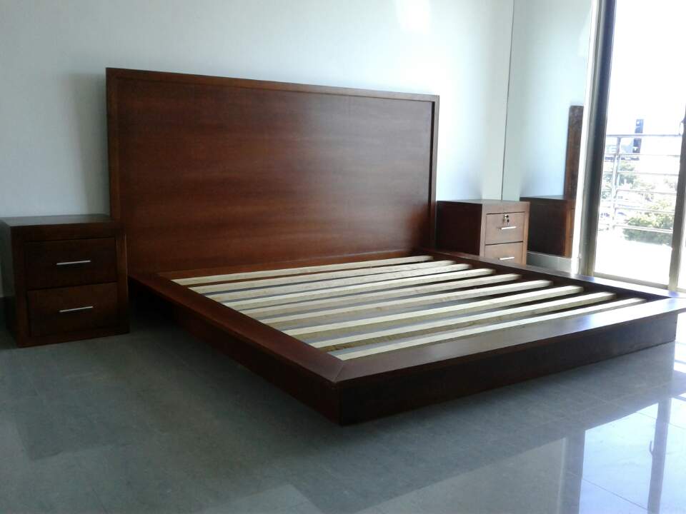 muebles y colchones - cama kimg en Robler macizo