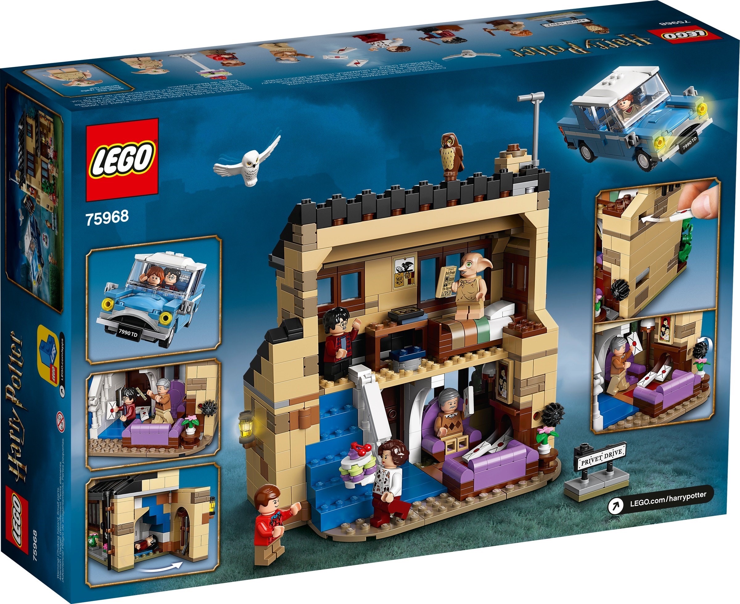 juguetes - Lego Harry Potter 75968 4 Privet Drive 1