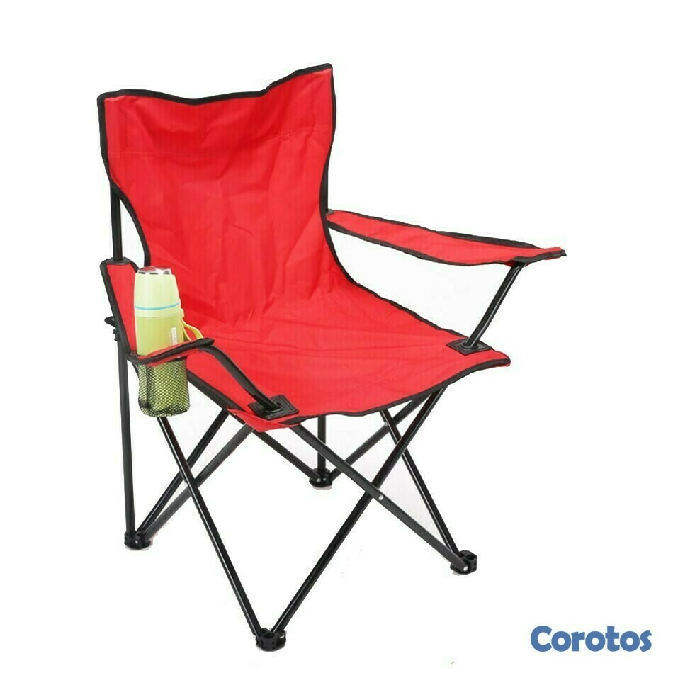 herramientas, jardines y exterior - Silla plegable de exterior con portavasos ideal para playa, camping, etc. OFERTA 2