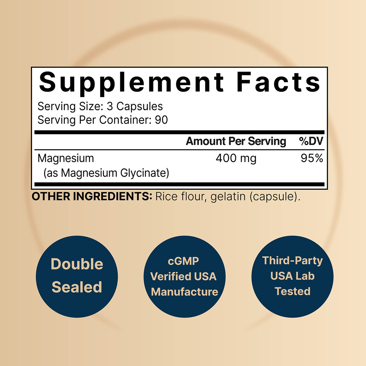 Salud y Equipamiento Médico - Naturebell Glicinato De Magnesio 400 Mg 2