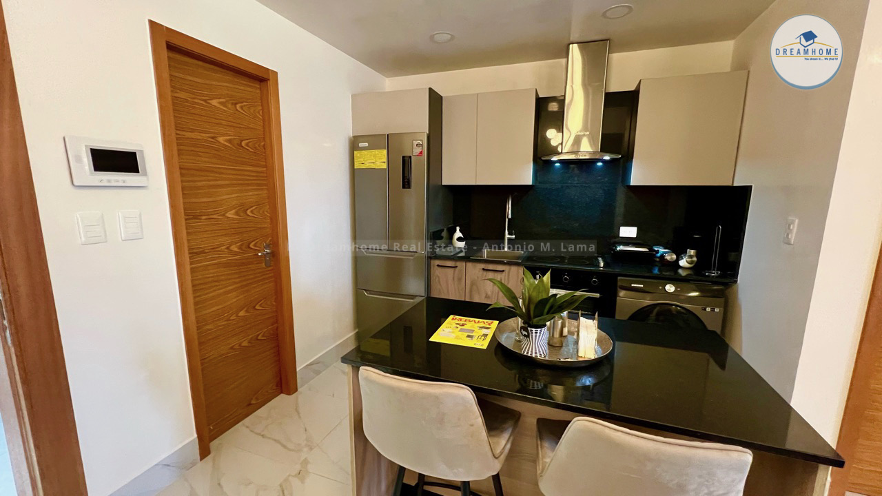apartamentos - Piantini- Icónica torre de lujo Airbnb friendly coqueto apartamento venta 1 Hab. 4