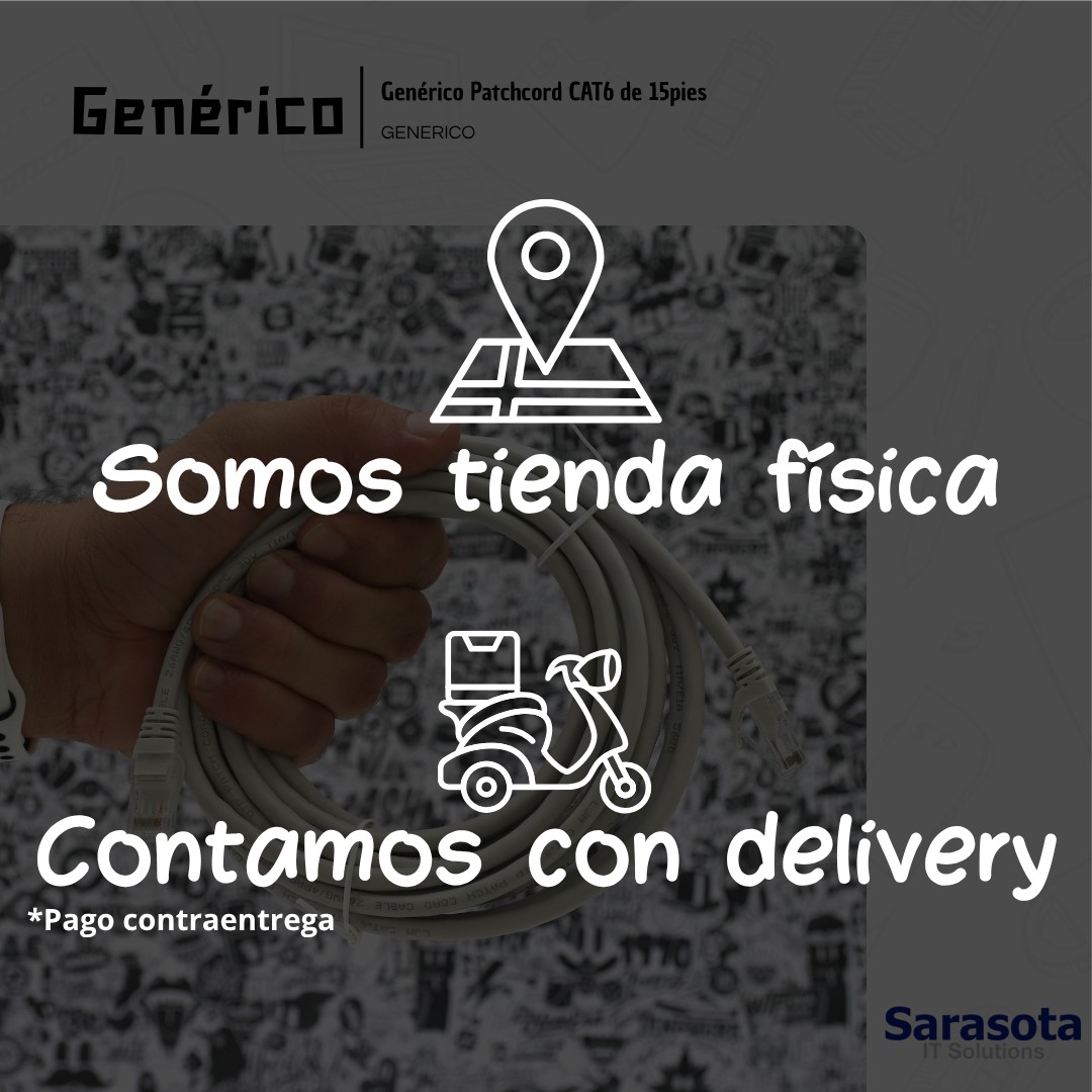 accesorios para electronica - Patch Cord RJ45 CAT6 de 15 pies 2