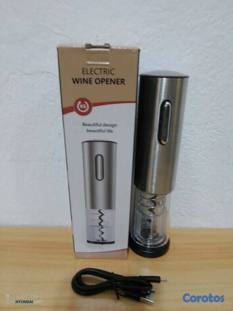 cocina - DESTAPADOR DE BOTELLA DE VINO RECARGABLE‎ 1