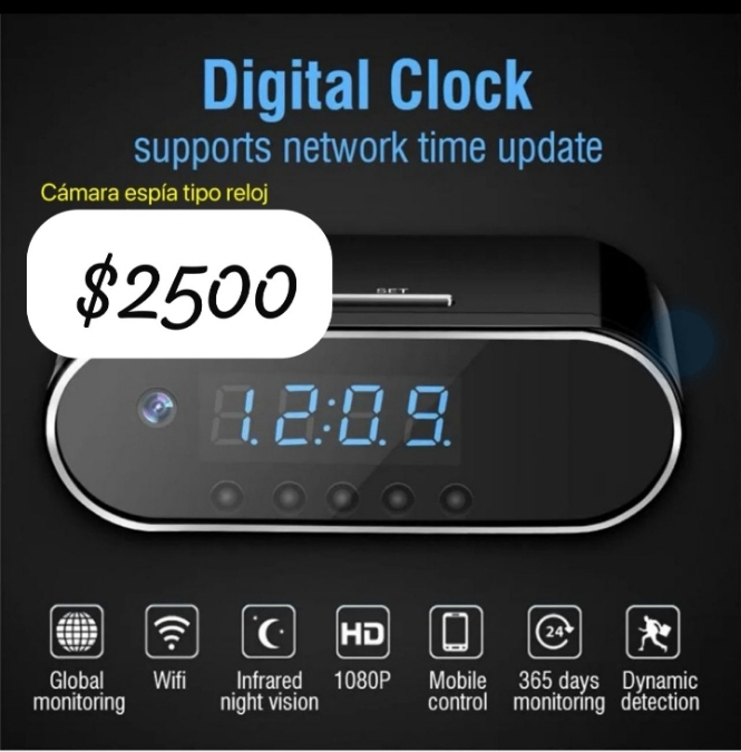 otros electronicos - Reloj con Camara espía  0