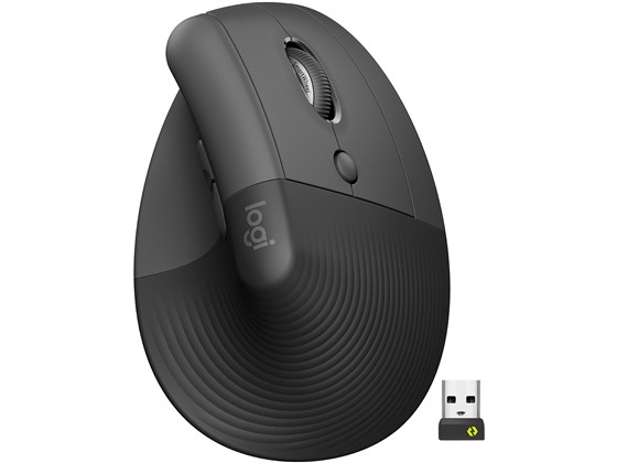 computadoras y laptops - MOUSE LOGITECH LIFT VERTICAL ERGONOMICO INALAMBRICO (WIRELESS) COLOR NEGRO 1