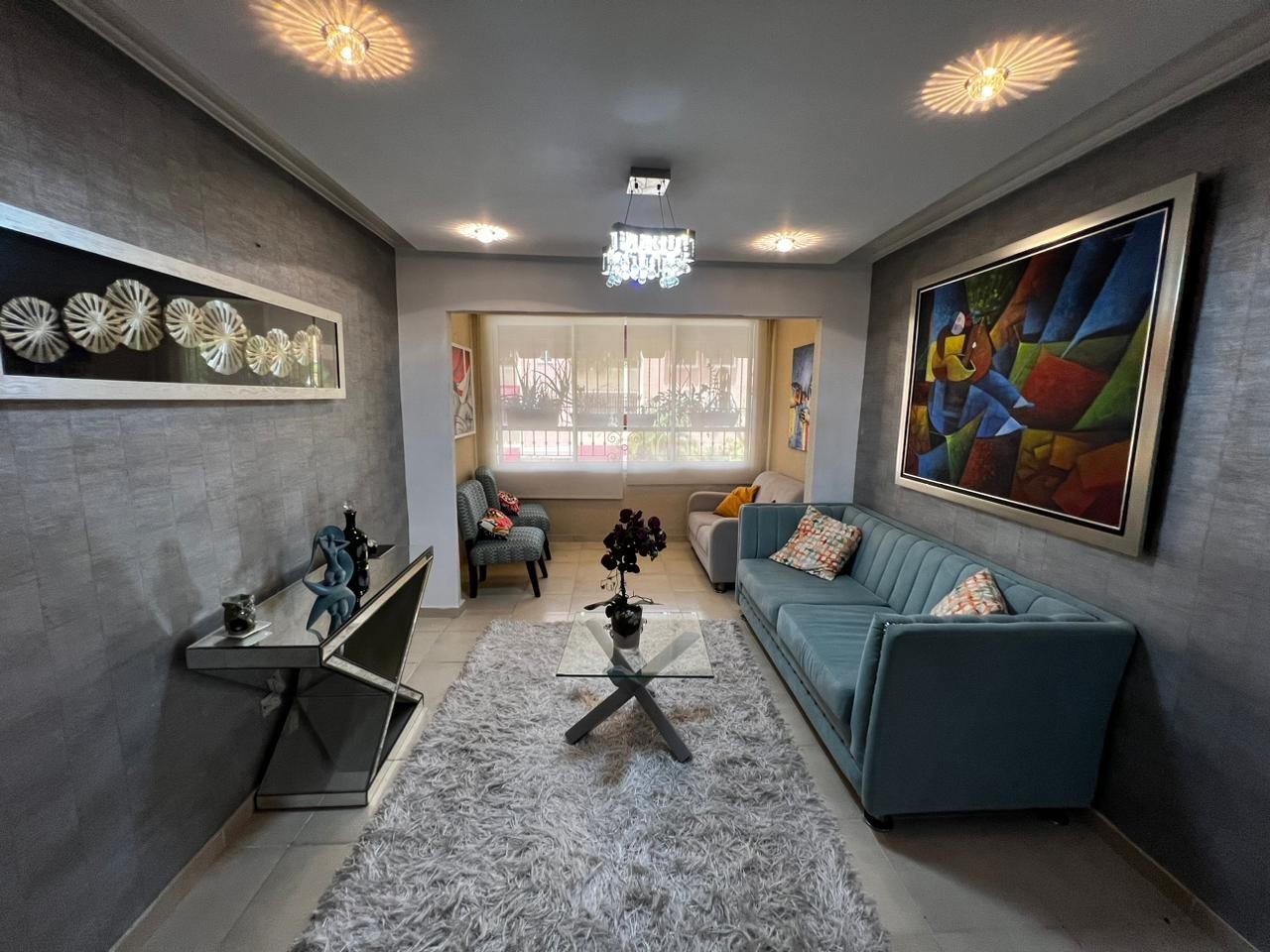 apartamentos - Se alquila apartamento amueblado en La Republica De Colombia 0