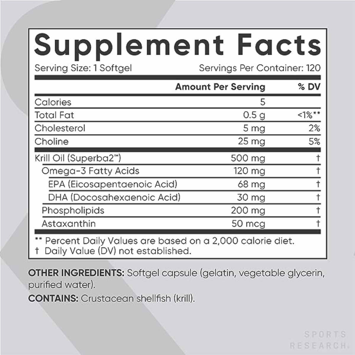 Salud y Equipamiento Médico - Aceite De Krill 500mg 120 capsulas 1